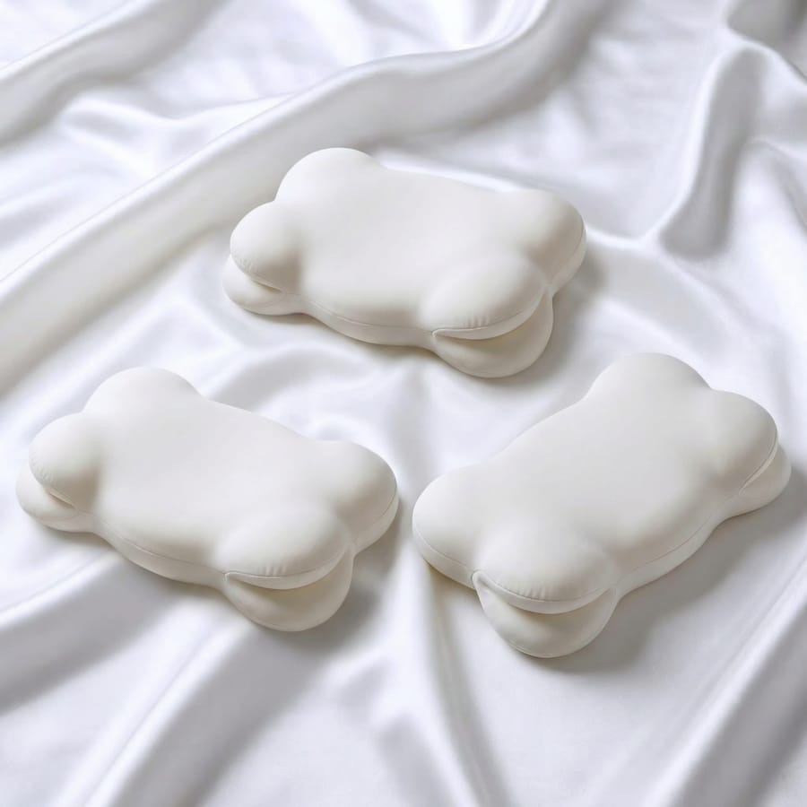 Lumuwala Cloud Pillow stack with breathable bedding layers